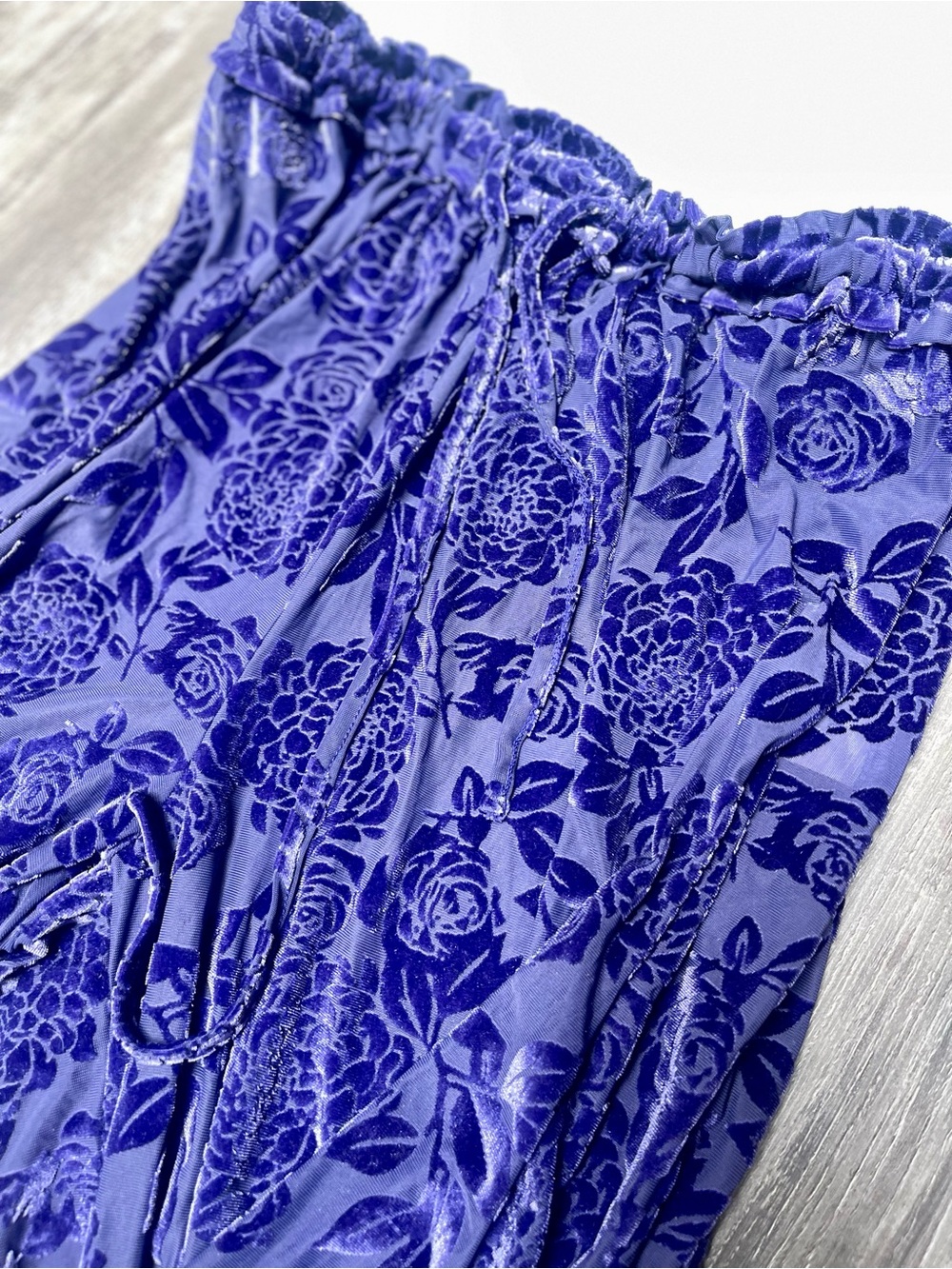 Vintage Purple Floral Lace Bloomers and Chamise - Picture 7 of 10